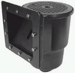 Wandskimmer XXL Wit met brede mond